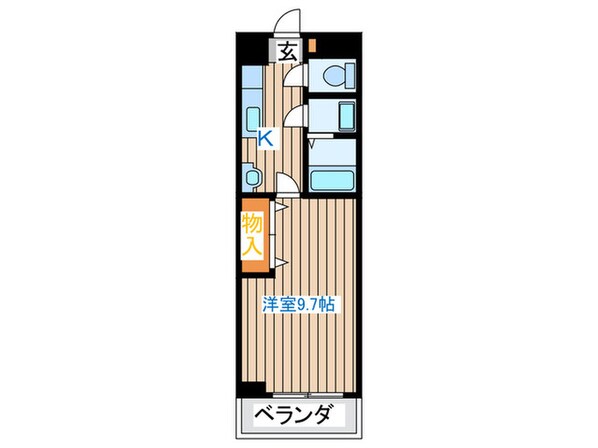 パークヒルズ上ノ台Ａの物件間取画像